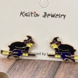 Witch broom cerco Earrings